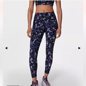 EXCELLENT CONDITION SWEATY BETTY POWER 7/8 GYM LEGGINGS SIZE SMALL